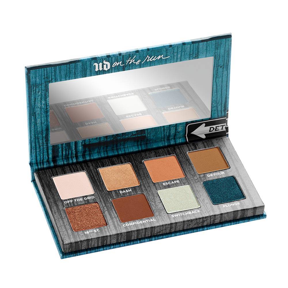 On The Run Mini Eyeshadow Palette Blue Purple Burgundy Urban Decay Uk